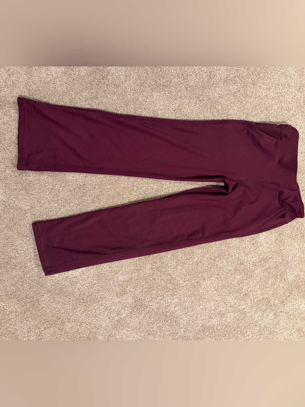 32 Degrees Girls Medium Burgundy Leggings